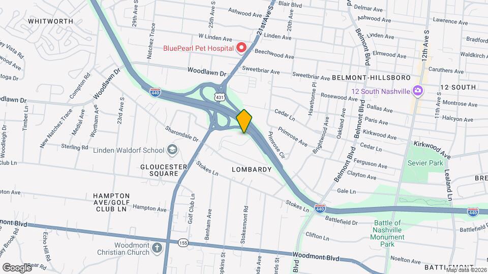 232 Hillsboro Pl Map and Location Details