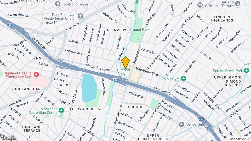 3424-3426 Dimond Ave Mapa y Detalles de la Ubicación