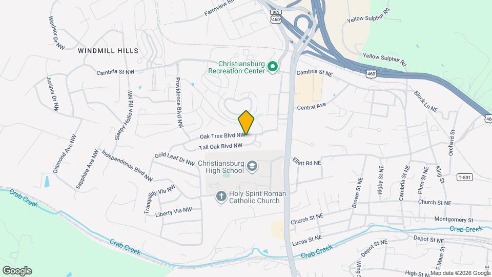 420 Oak Tree Blvd NW Map and Location Details