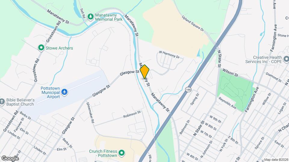 605 Manatawny St Map and Location Details