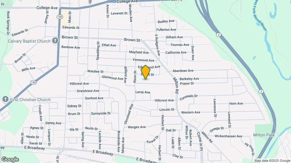 3216 Franor St Map and Location Details