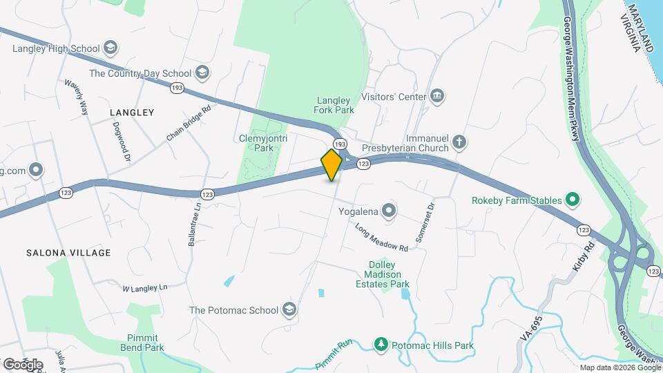 1204 Potomac School Rd Map and Location Details