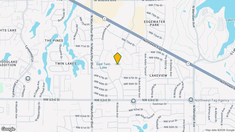 7037 Hidden Trail Ln Map and Location Details