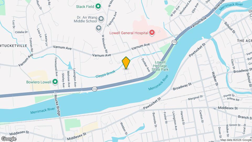 309 Pawtucket Blvd Map and Location Details