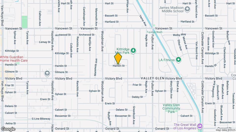 13550 Hamlin St Map and Location Details