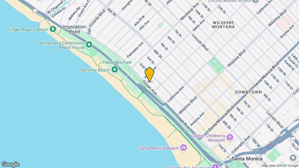 927 Ocean Ave Mapa y Detalles de la Ubicación