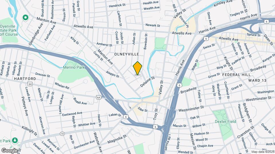 44 Chaffee St Map and Location Details