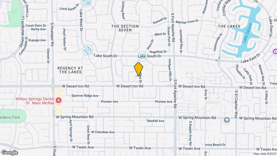 3317 Surfline Dr Map and Location Details