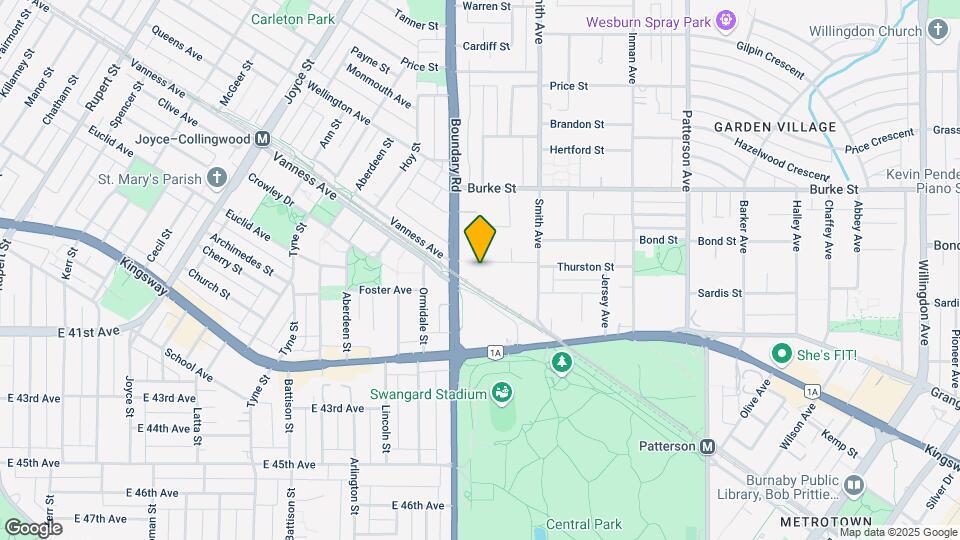 3728 Thurston St Map and Location Details