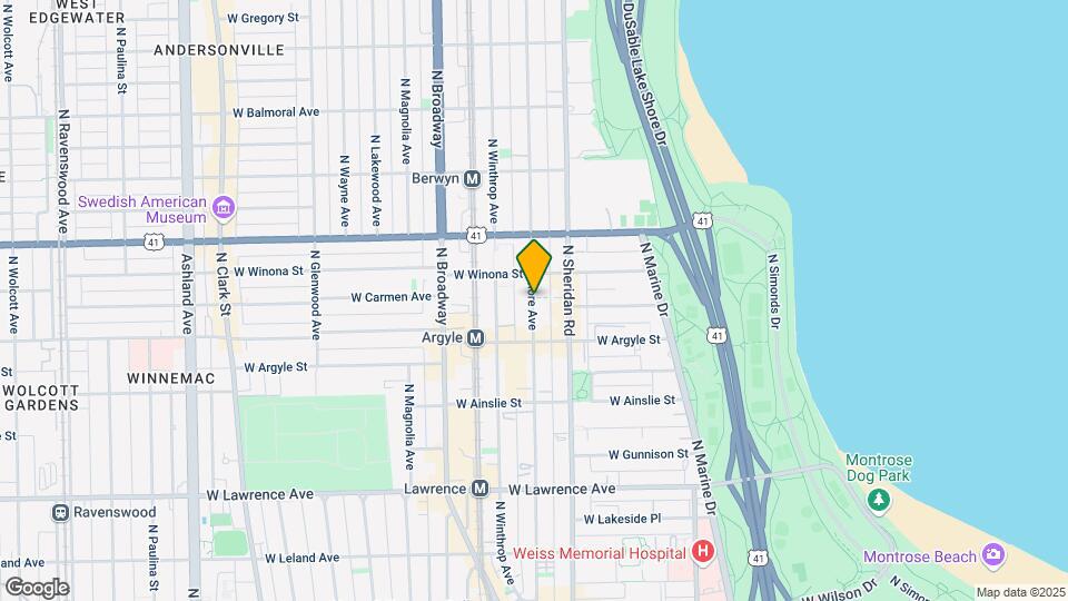 6119 N Kenmore Ave-Unit -202 Mapa y Detalles de la Ubicación