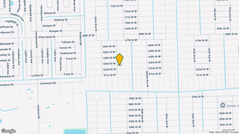 3416 62nd St W Map and Location Details