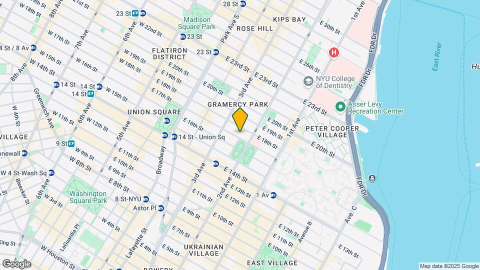 231 E 17th St Map and Location Details