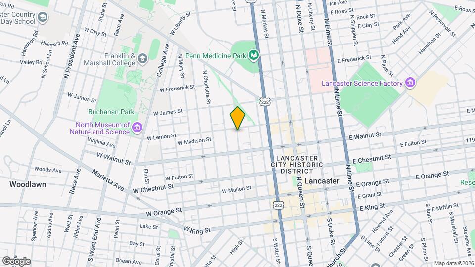 348 N Mulberry St Map and Location Details