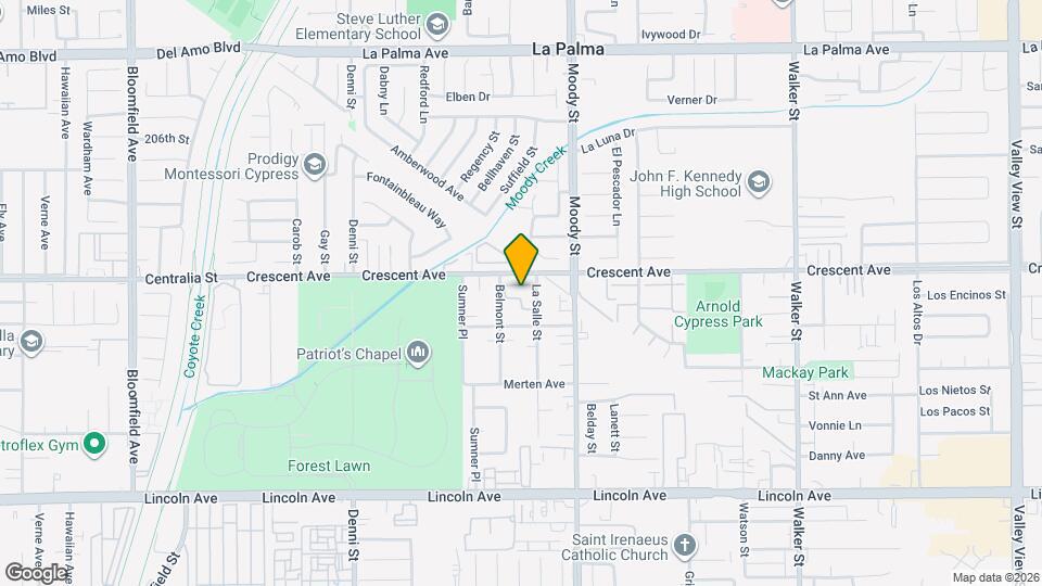 8561 La Salle St Map and Location Details