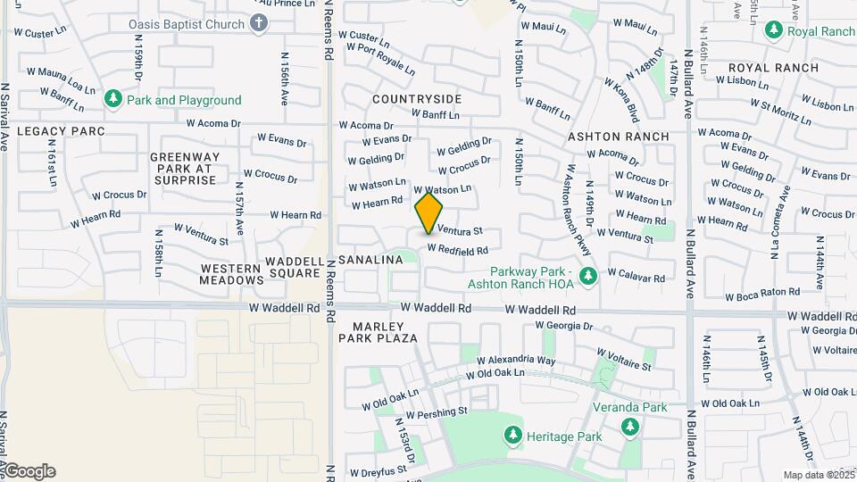 15280 W Redfield Rd Map and Location Details