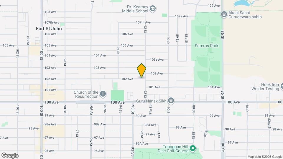 9207-9102 102 Ave Map and Location Details