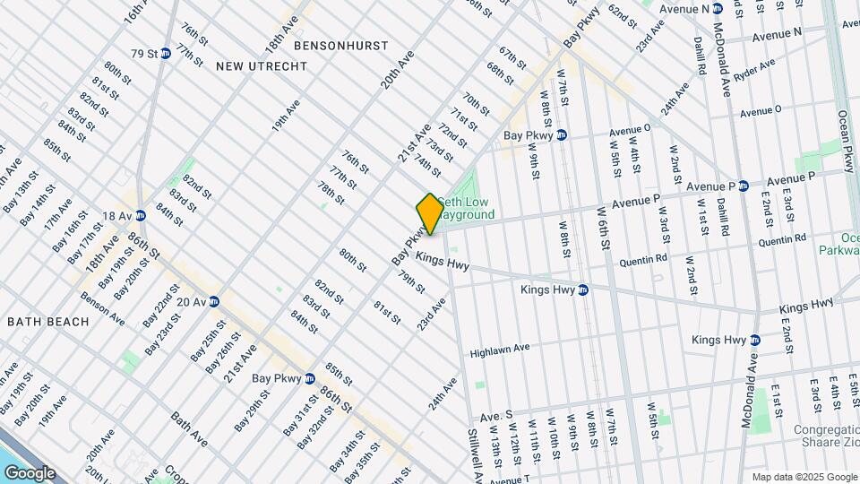 10 Avenue P Mapa y Detalles de la Ubicación