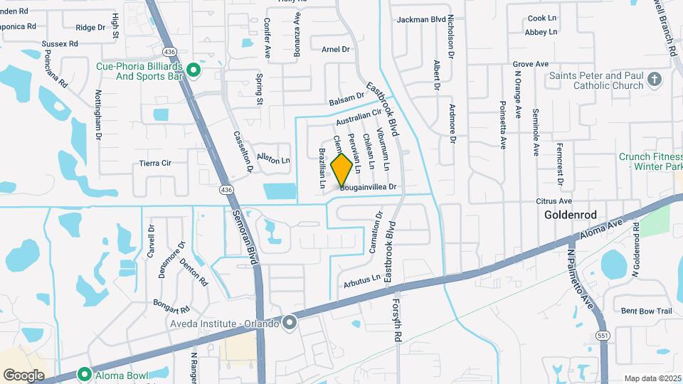 3392 Bougainvillea Dr Map and Location Details