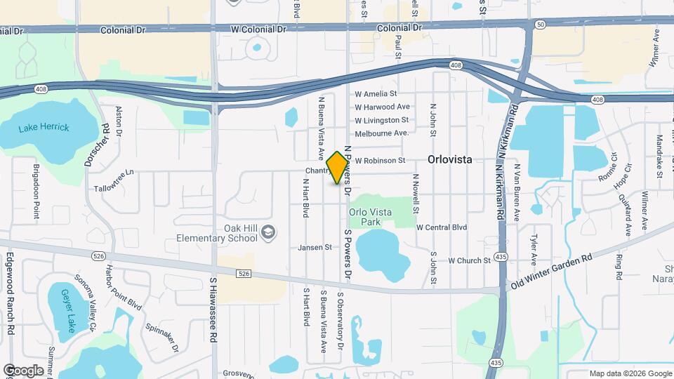 126 N Observatory Dr Map and Location Details