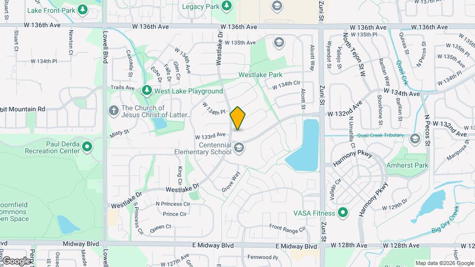 3090 W 133rd Ave Map and Location Details