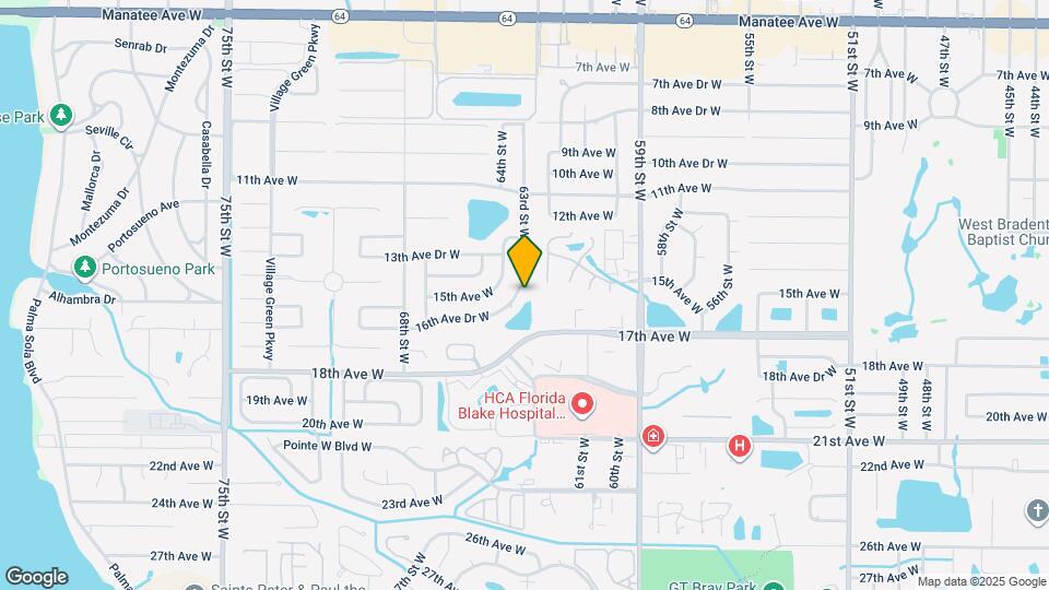 1413 63rd St W Map and Location Details