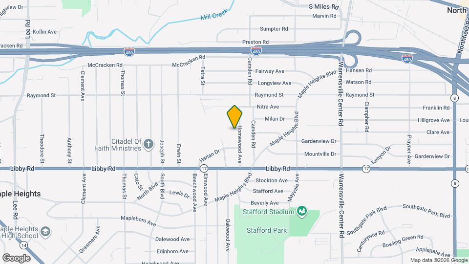 5194 Homewood Ave Map and Location Details