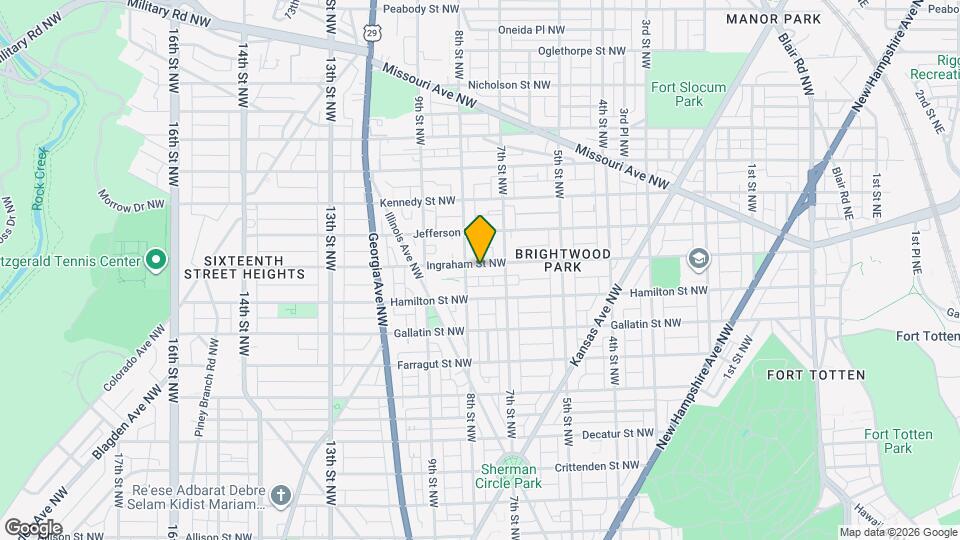 728 Ingraham St NW Map and Location Details