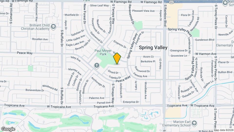 7340 Coffeyville Ave Map and Location Details