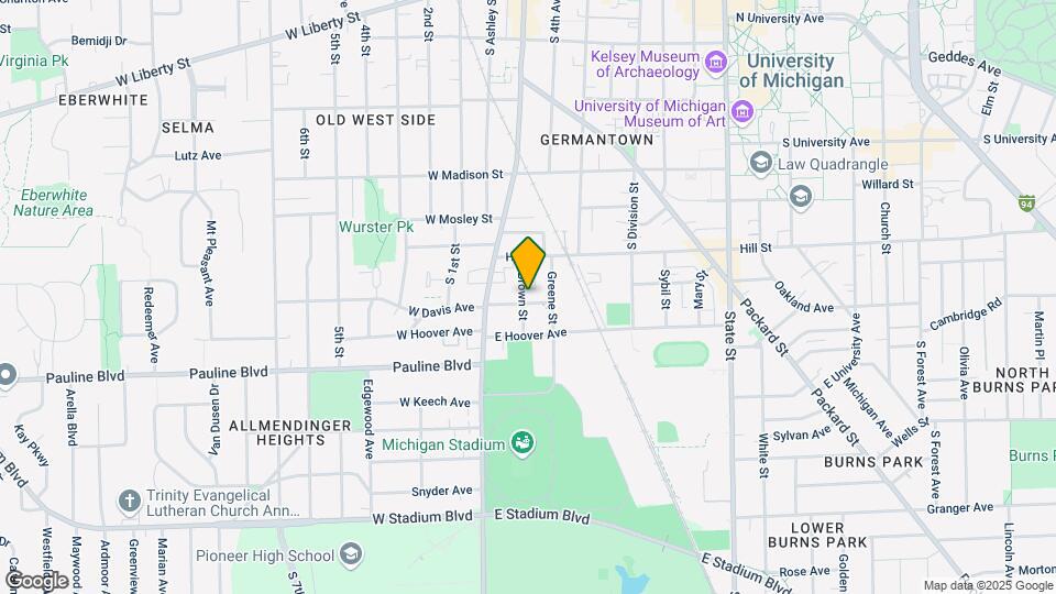 833 Brown St-Unit -833BR Map and Location Details