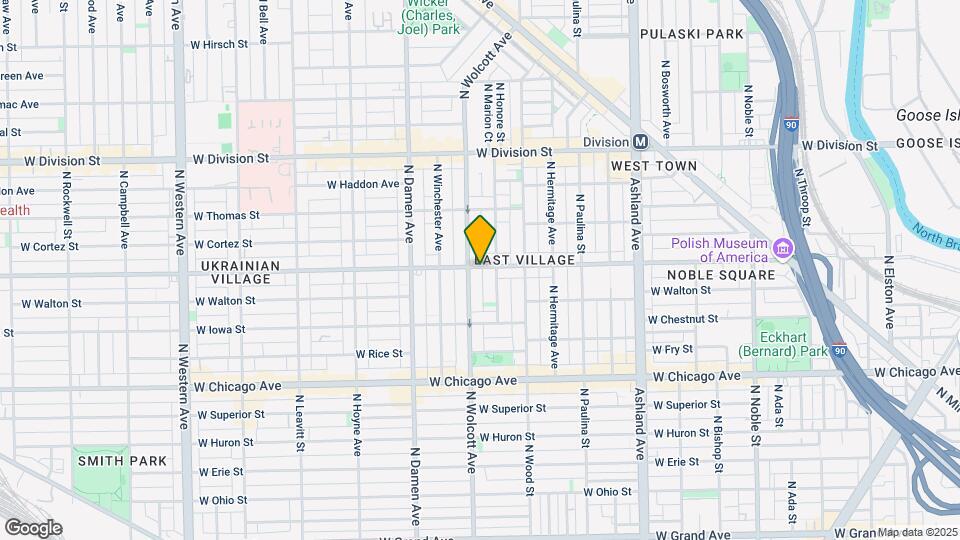 1849 W Augusta Blvd Map and Location Details