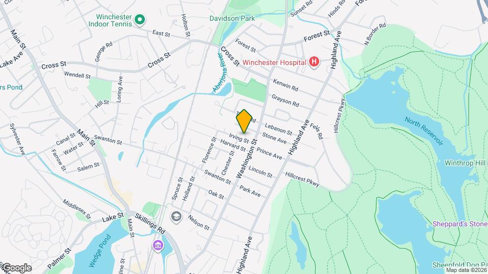 13 Irving St, Unit B Map and Location Details