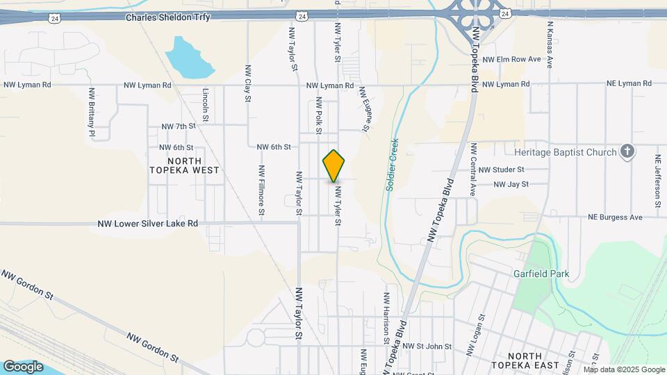 1827 NW Tyler St Map and Location Details