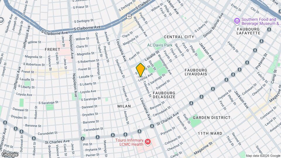 3311 Loyola Ave Mapa y Detalles de la Ubicación