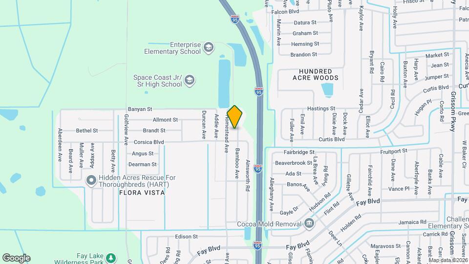 6598 Bamboo Ave Map and Location Details