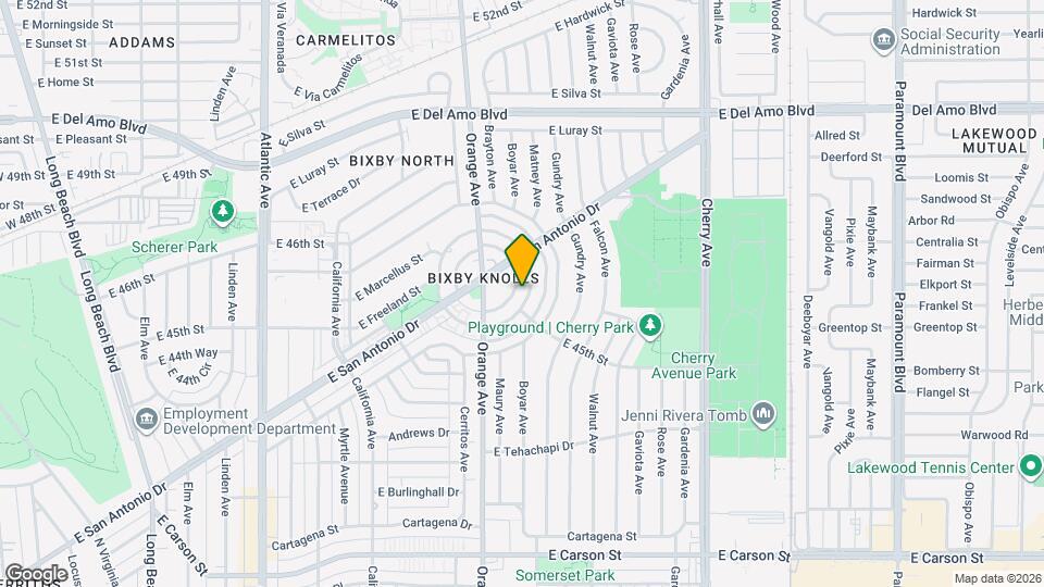 4529 N Banner Dr Map and Location Details