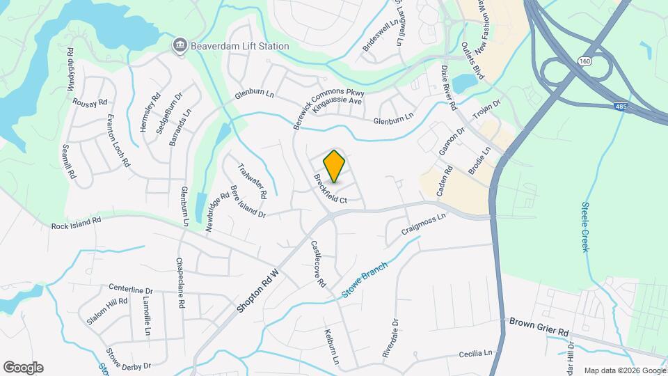 10028 Shetland Ln Map and Location Details