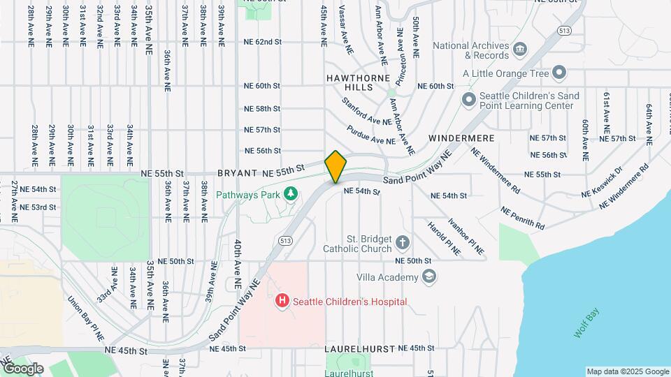 4522 NE 54th St Map and Location Details