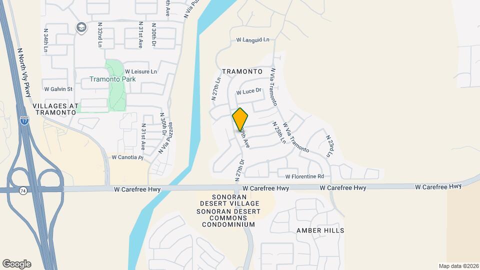 35006 N 27th Ave Mapa y Detalles de la Ubicación