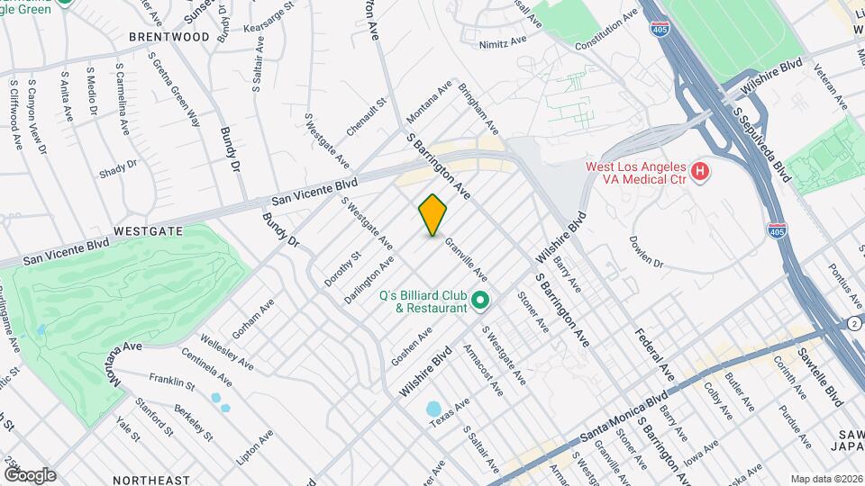 11815 Mayfield Ave Map and Location Details