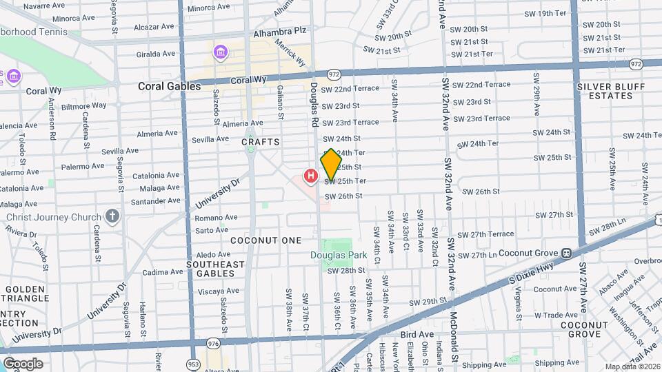 3674 SW 25th Ter Map and Location Details