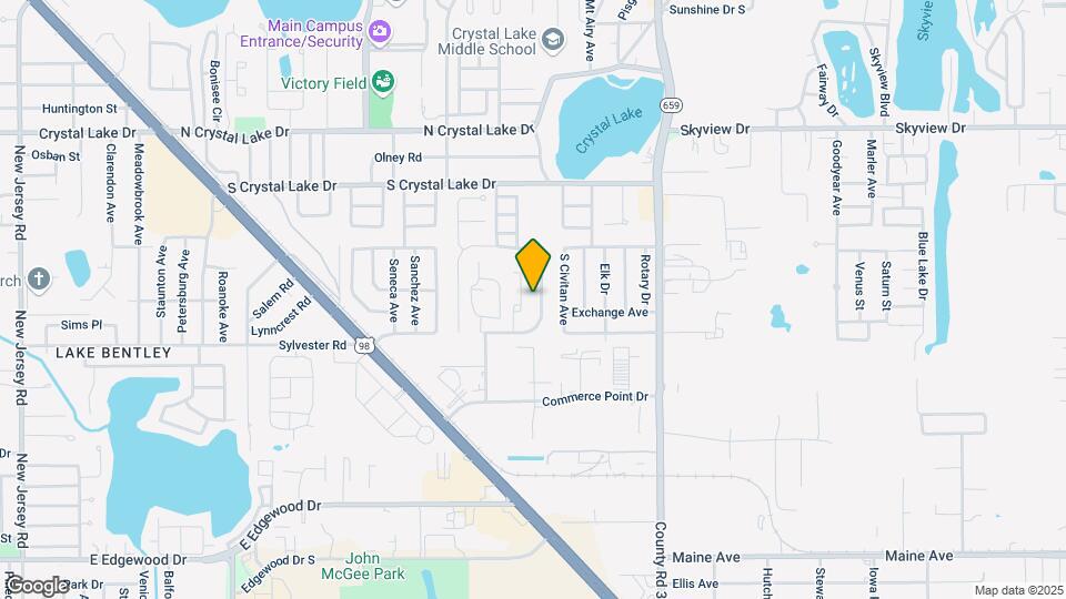 1821 Crystal Grove Dr Map and Location Details
