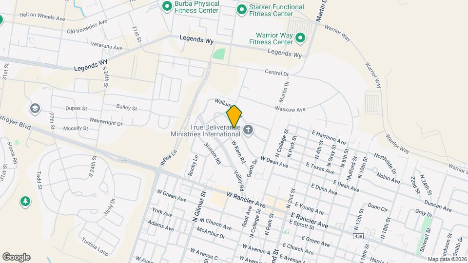 802 W Dean Ave Mapa y Detalles de la Ubicación