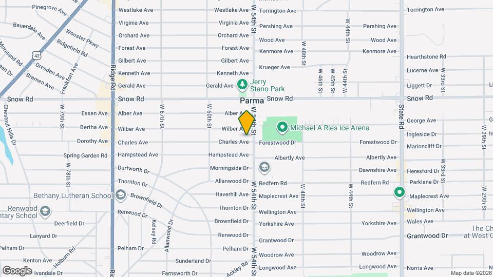 5418 Charles Ave Map and Location Details