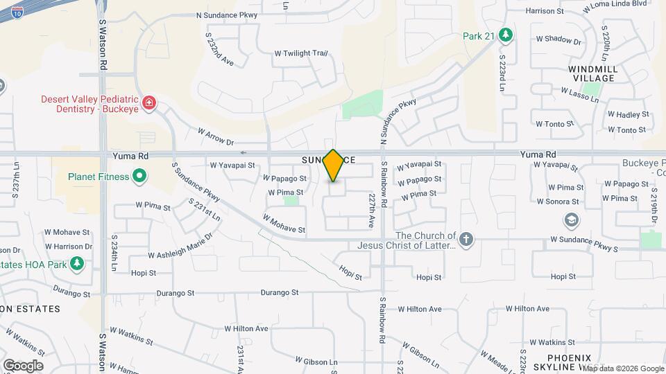 1401 S 228th Ln Map and Location Details