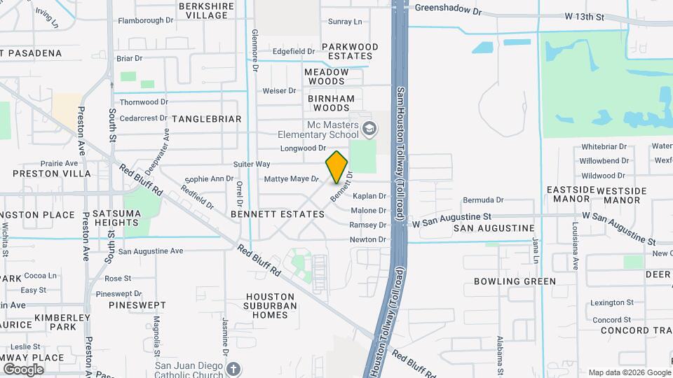 1312 Bennett Dr Mapa y Detalles de la Ubicación