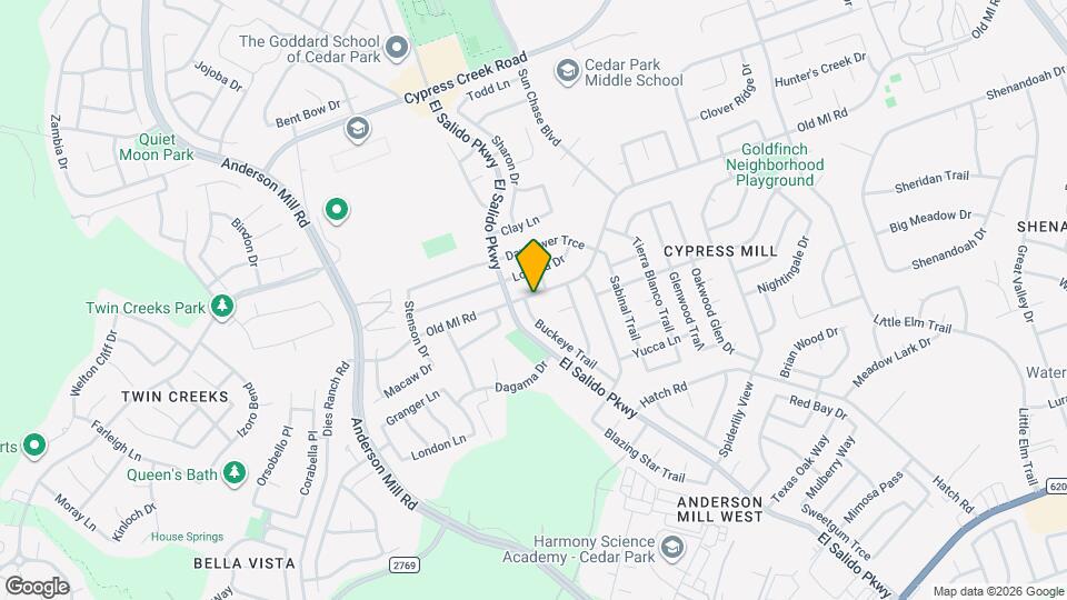 2605 Buckeye Trail Map and Location Details