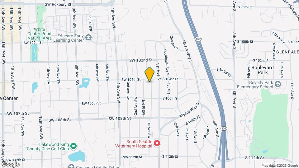 10413 1st Ave SW Map and Location Details
