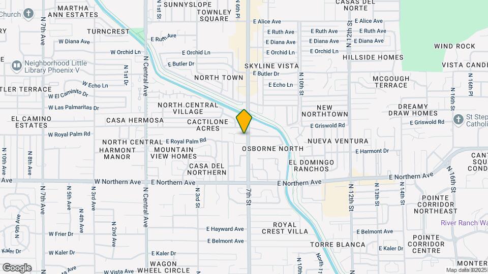 631 E Royal Palm Sq N Map and Location Details