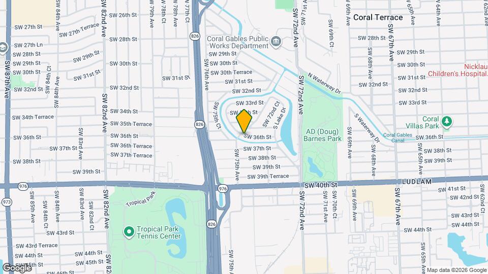 7450 SW 36th St Map and Location Details