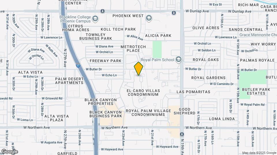 8330 N 21st Dr Map and Location Details